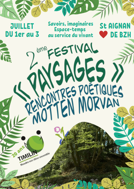 Festival Paysages, rencontres poétiques de Motten Morvan, 2022